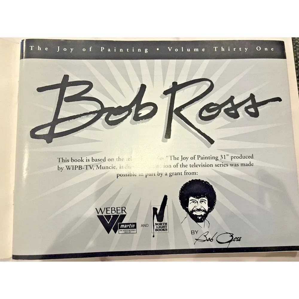 Bob Ross The Joy Of Painting Volume 31 Oil Painting Instruction Book Art Guide